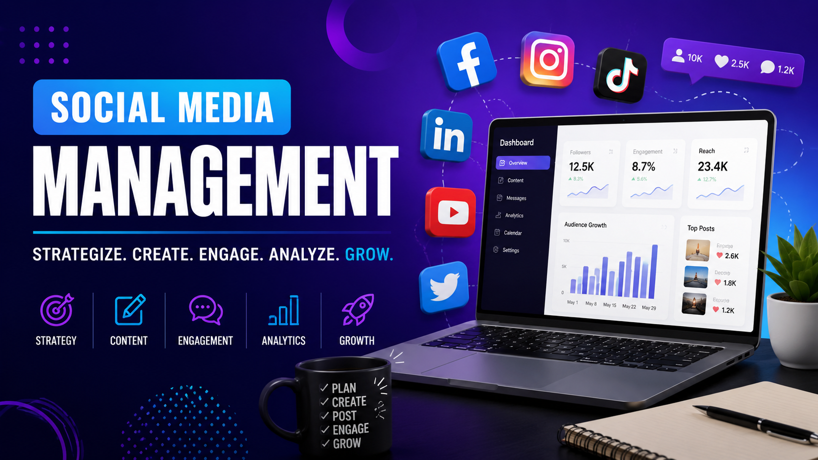 Professional Social Media Management
